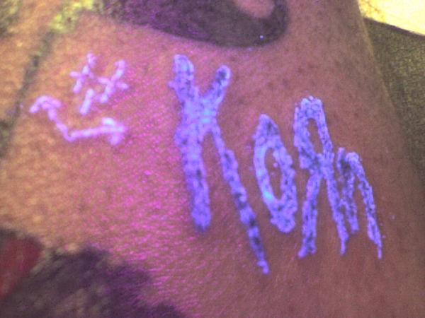 Labels: KoRn UV Tattoo
