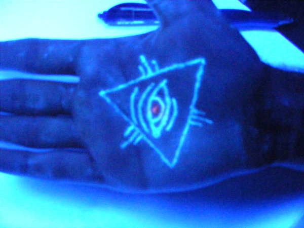 All seeing Eye. Posted in UV Tattoo. Saturday, October 2, 2010