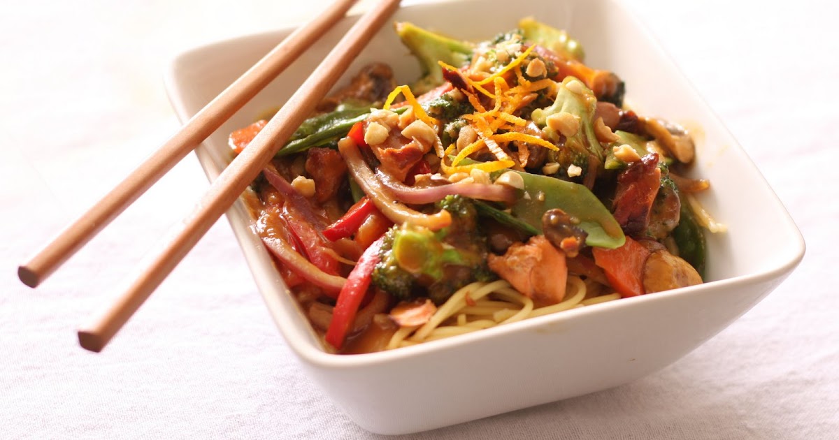 Confessions of a Bakeaholic Orange Peanut StirFry