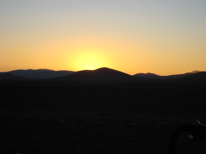 Sunset in the Atacama Desert