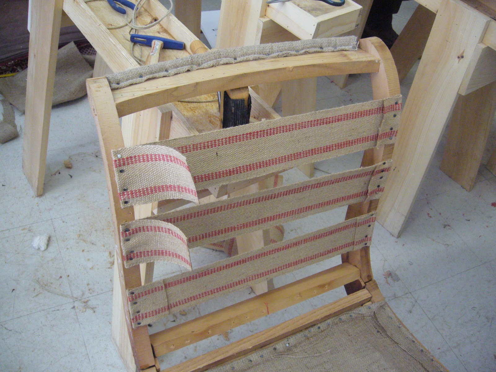 Temporary Nest Upholstery Class Week 2