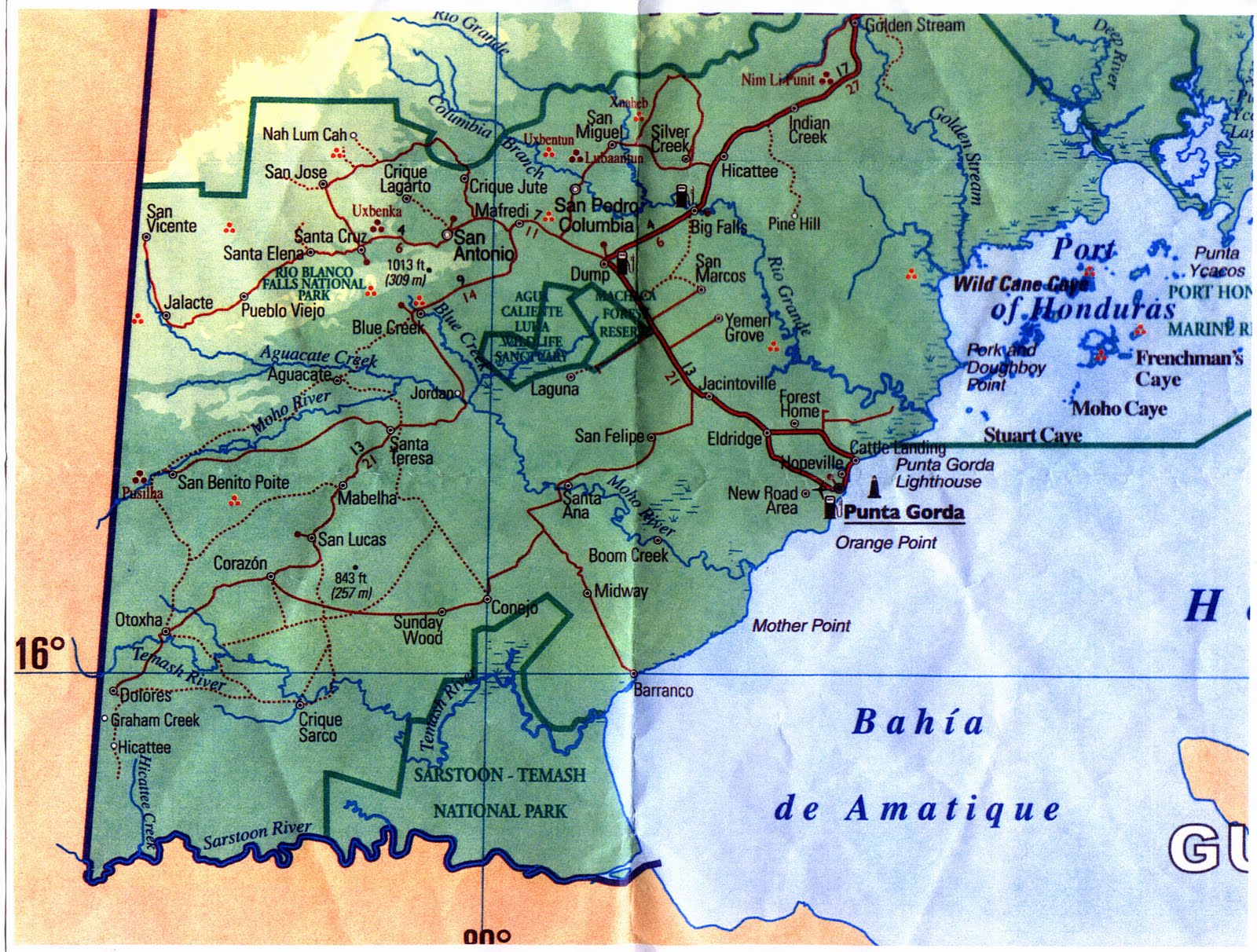 Map Of Toledo District Belize All Saints Belize Mission Trip Blog: Map Of Villages In Belize