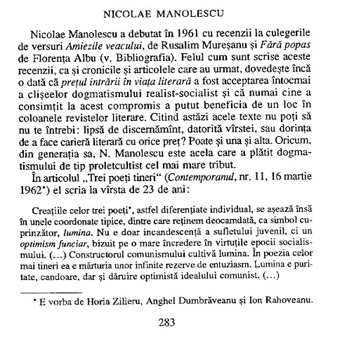 Marian Niţescu. Adevăr în eternitate