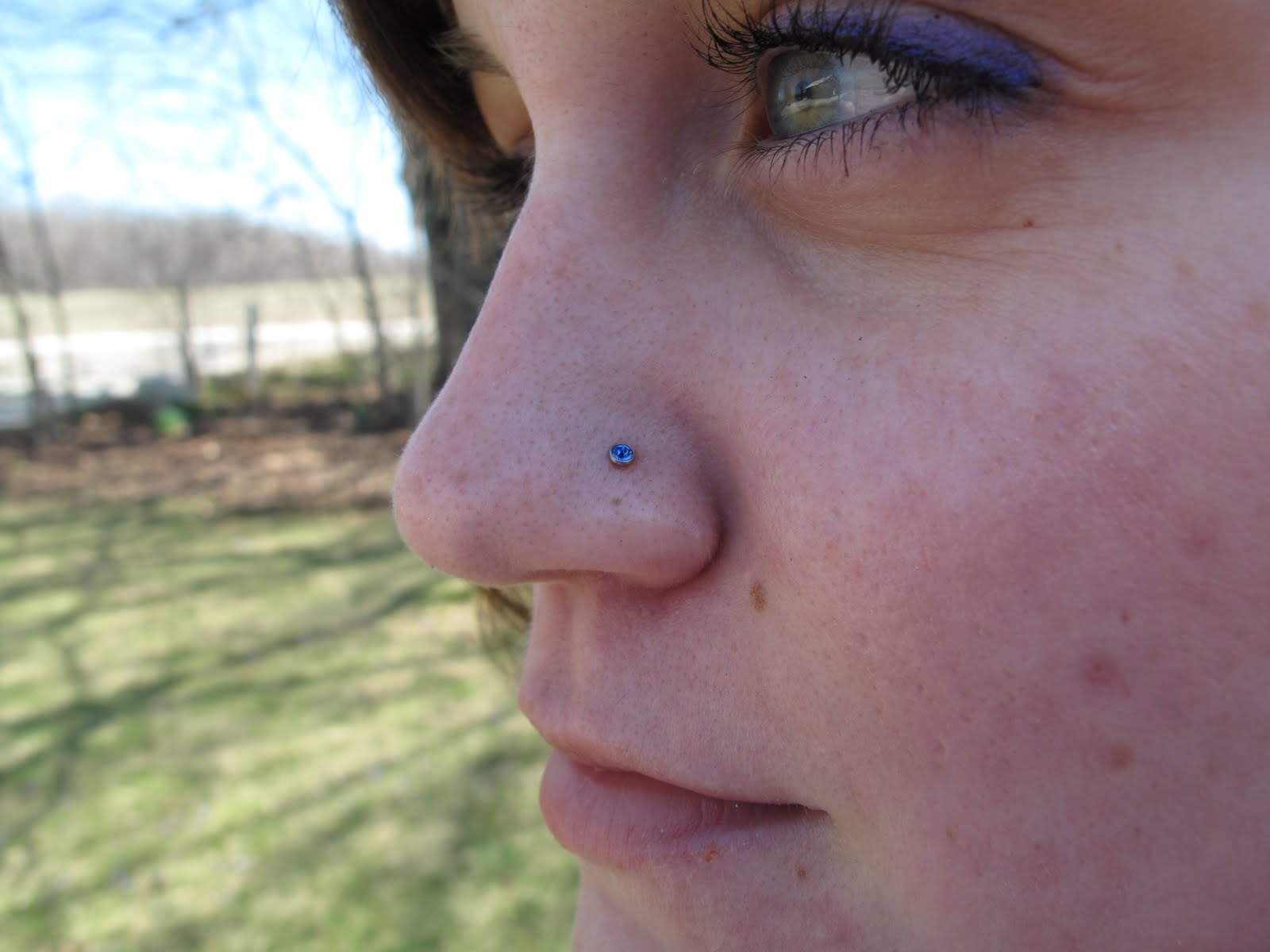 Dress Rehearsal Nose piercing!