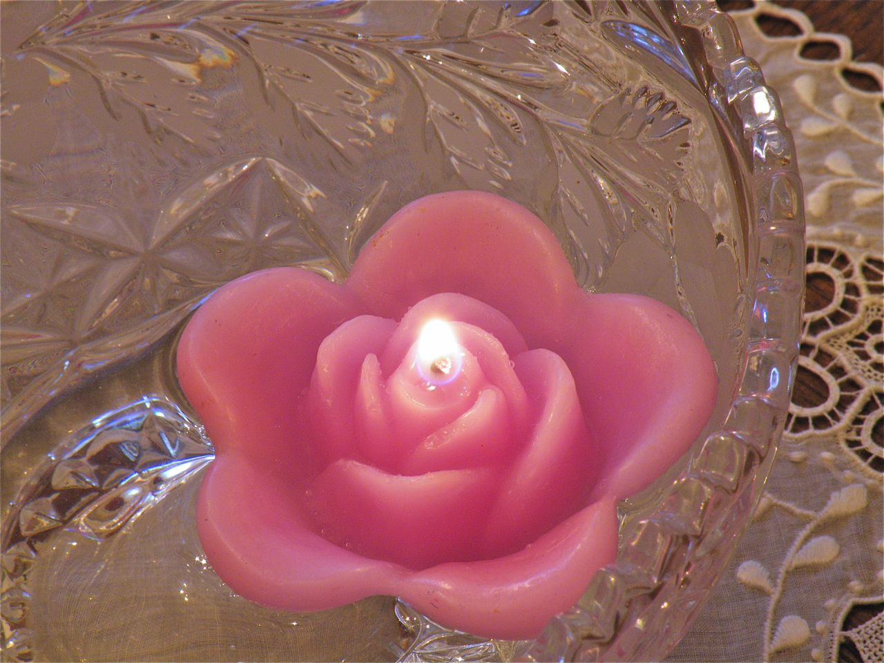 Burn the pink candle!