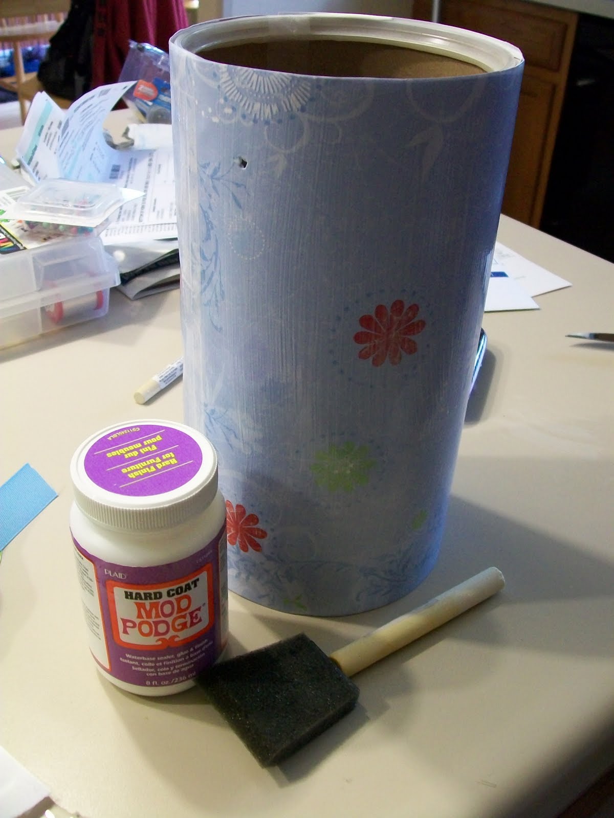 Ways to reuse. Ways to reuse... oatmeal containers!