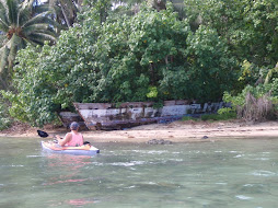 kayaking by an old wreck