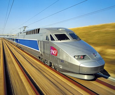 Train Speed World  Record TGV+train