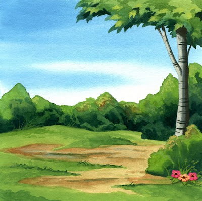 Cartoon Cave Background
