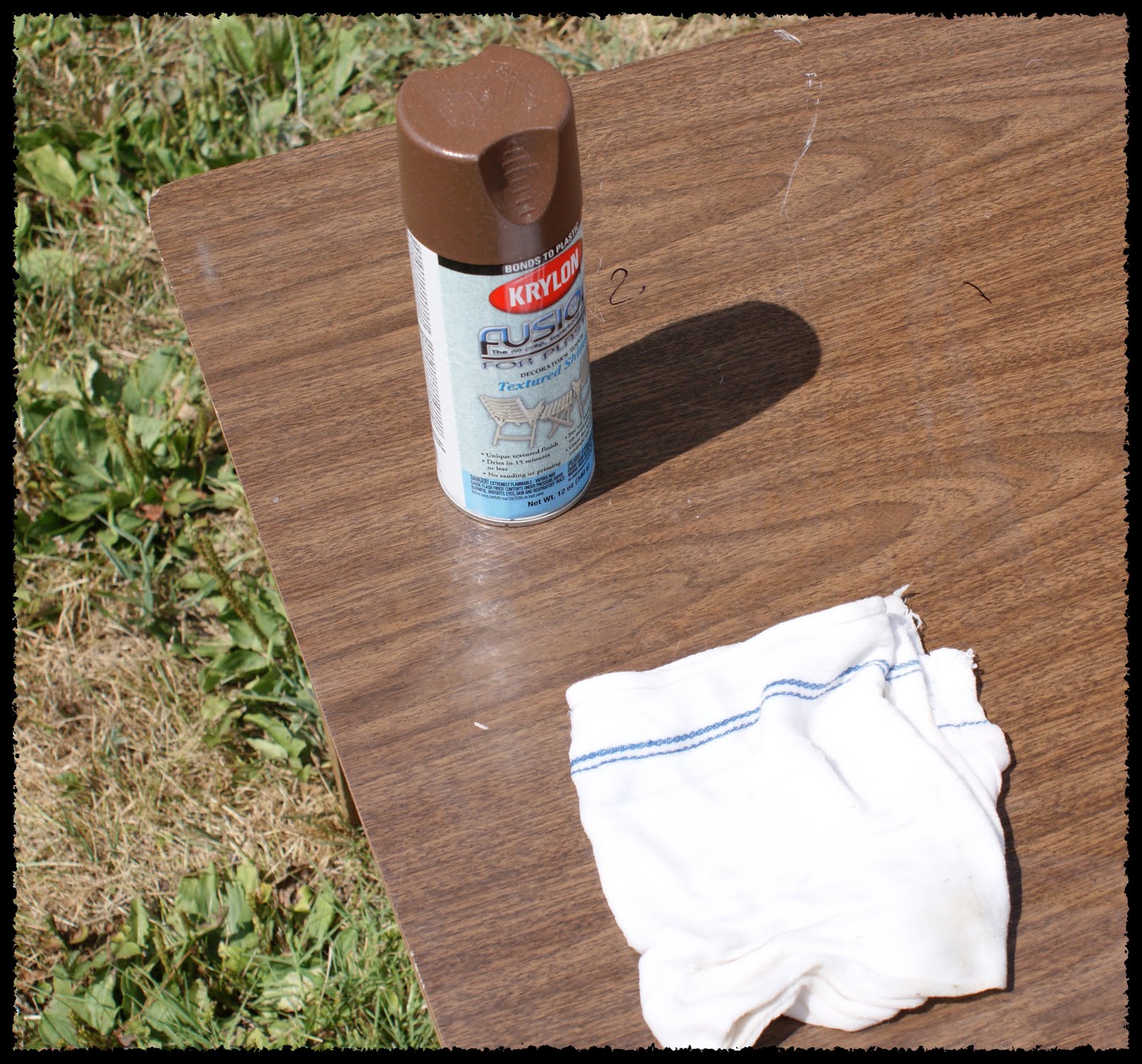 Spray Paint Table Tutorial
