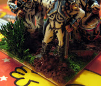 OK so now we have both the brown and green on the base, don’t worry if it looks VERY LOUD!!