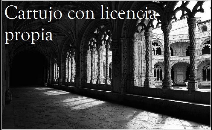 Cartujo con licencia propia