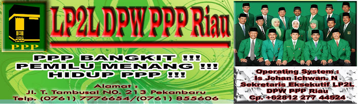 Lajnah Pemenangan Pemilu Legislatif DPW. PPP Riau