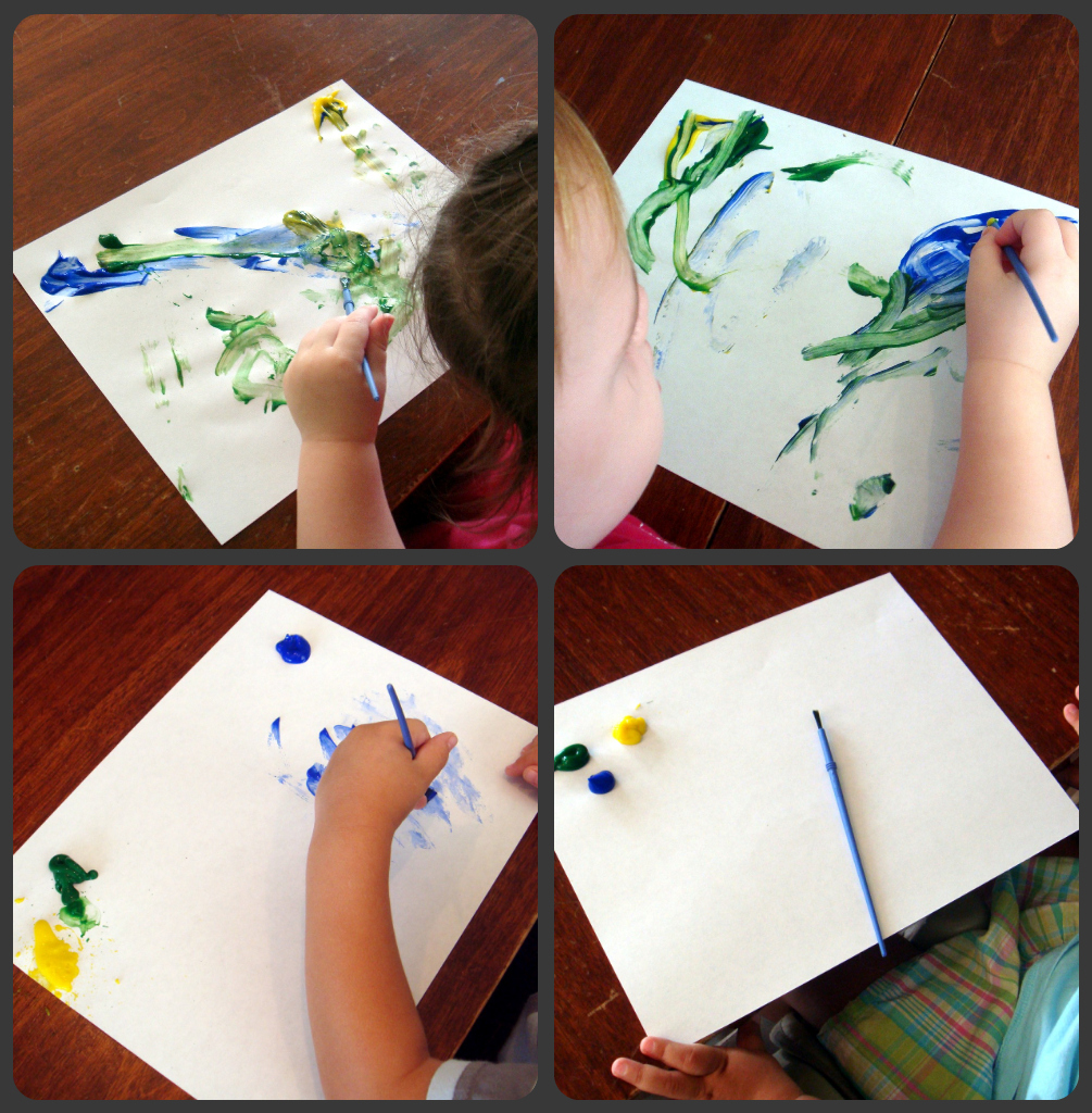 Painting with a Brush Because I'm Me