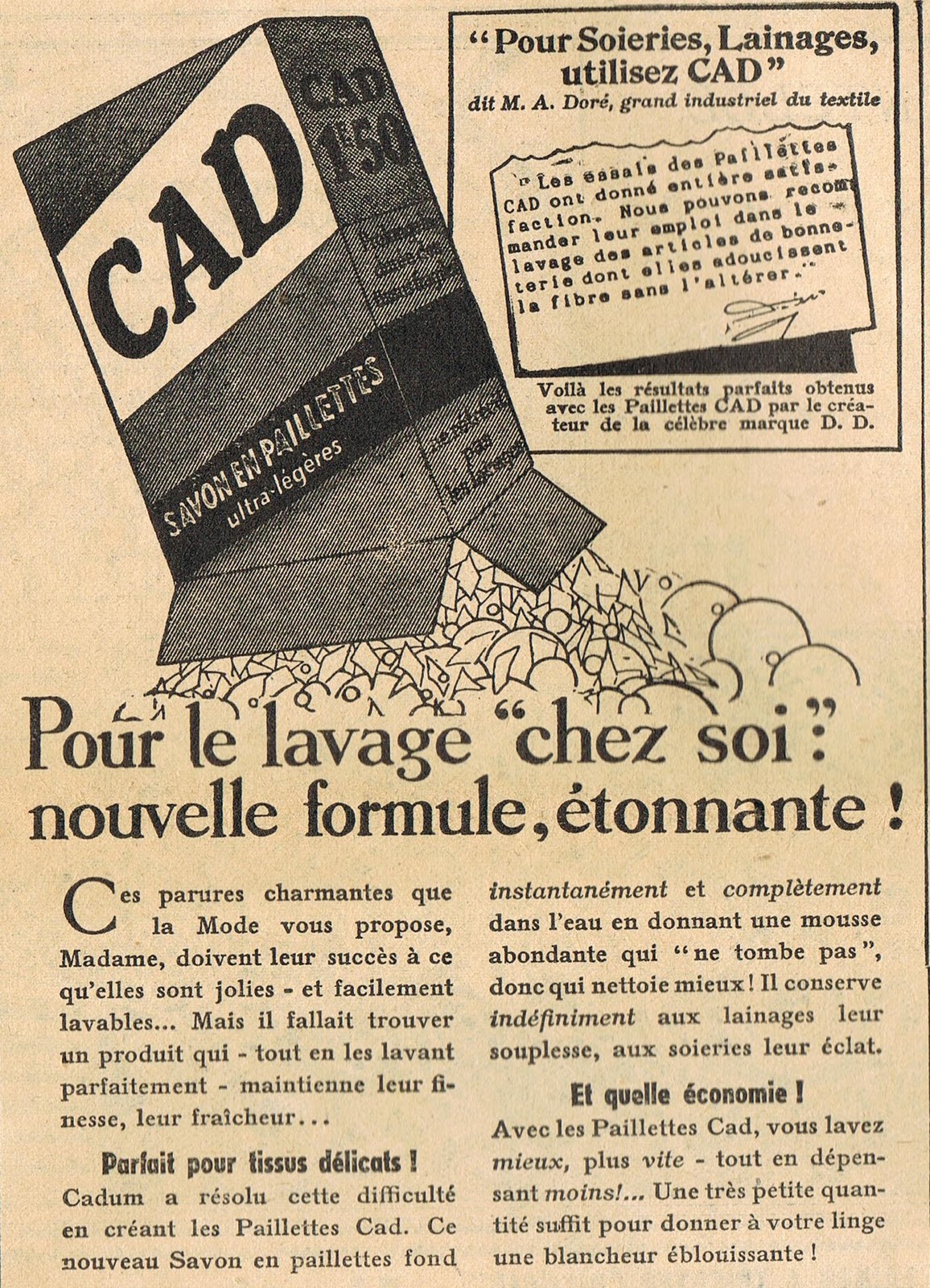 Courcôme au passé et au présent La publicité entre 1930 1940 Les