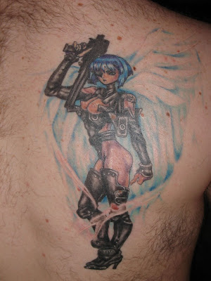 Anime Tattoos on Anime Angel Tattoo   Tattoo Pictures   Tattoo Designs