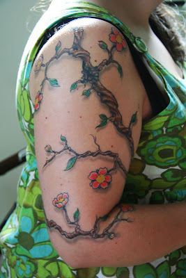 3d Branch Tattoo