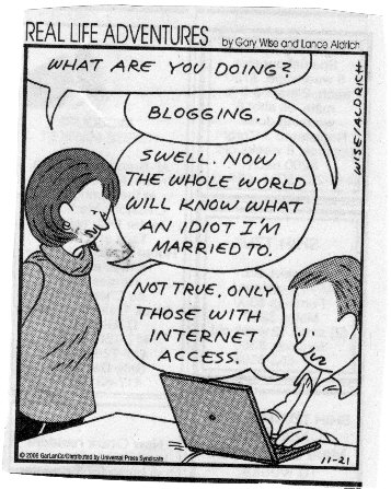 us egotistical bloggers,