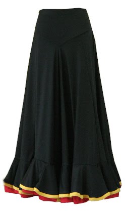 saia para dança espanhola