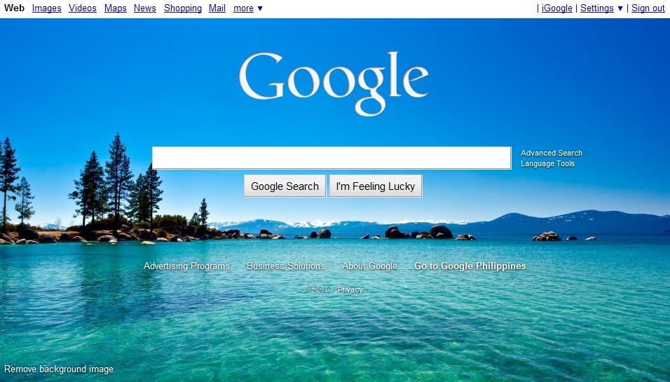Google Homepage To switch back to the classic look, just click the "Remove ... Google Homepage To switch back to the classic look, just click the "Remove ...