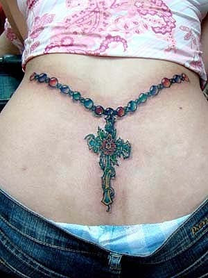 Christian or Catholic Cross Tattoos. The Christian design mainly symbolizes