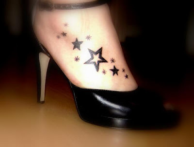 tattoos on foot stars. Nice Star Tattoo Designs