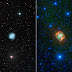 Una strana stella morente ripresa dall'americano WISE