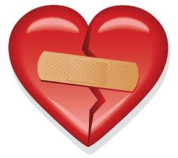 clipart of bandaged heart
