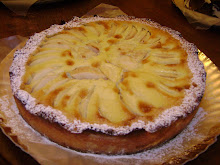 Tarta de peras a la crema