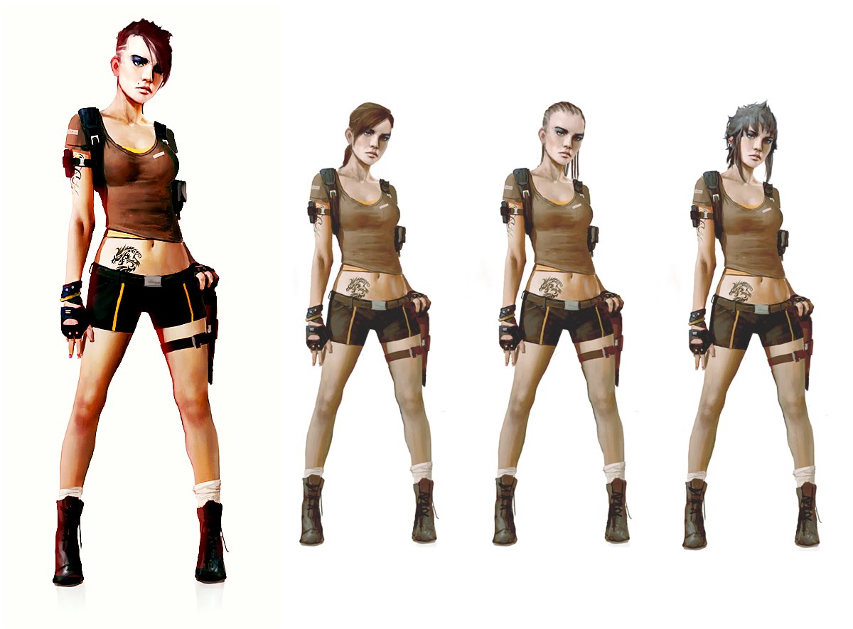 Lara croft cyberpunk фото 7