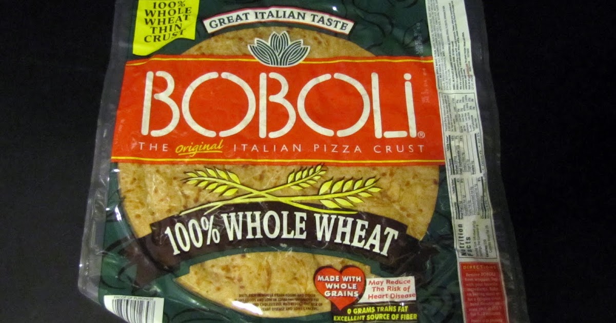 Smells Like Food in Here Boboli Whole Wheat Pizza Crust