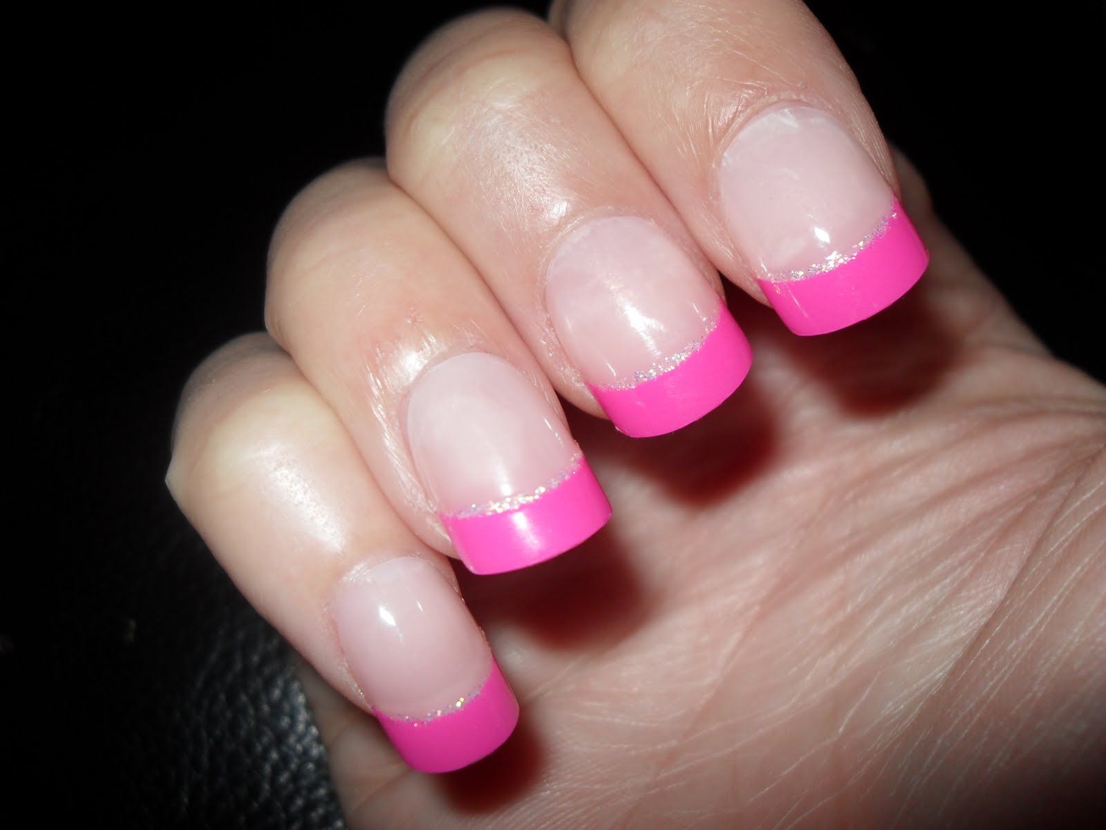 3. "Geometric French Manicure with Metallic Accents" - wide 3