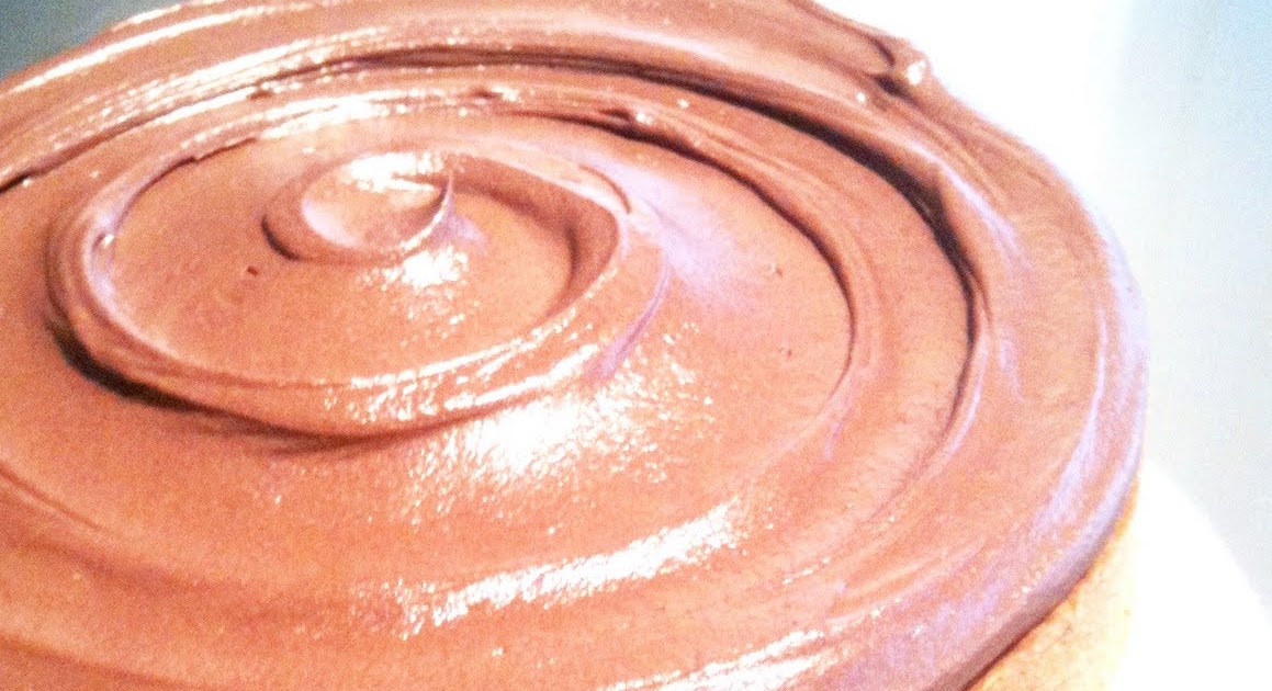 Occasional Baker Almond cake with chocolate frosting