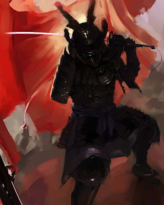Samurai+mask+sketch