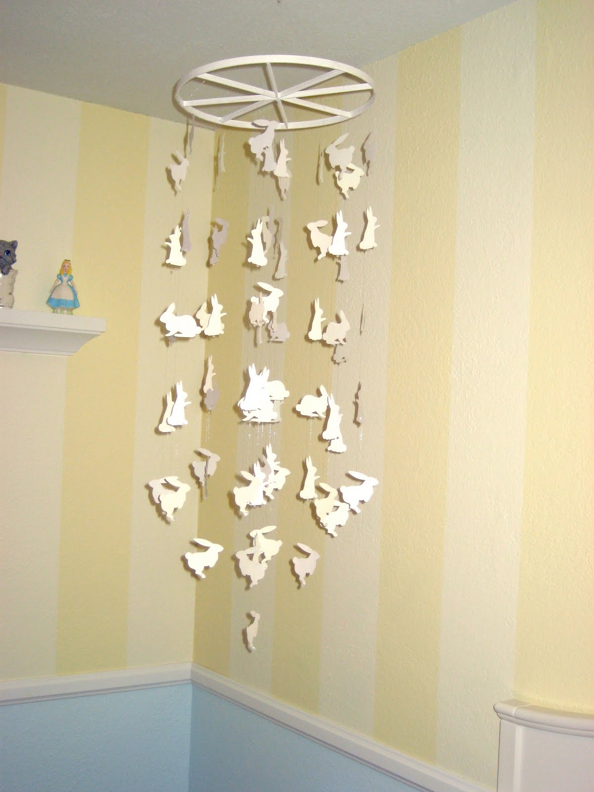 The Vanilla Bean DIY White Rabbit Mobile