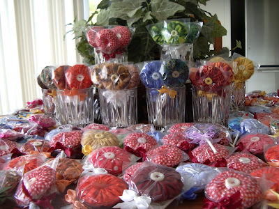 fabric lollipops
