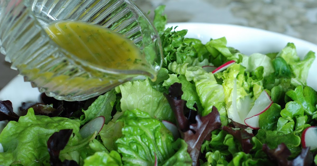 Simply So Good Spring Salad with French Vinaigrette and Lemon Garlic