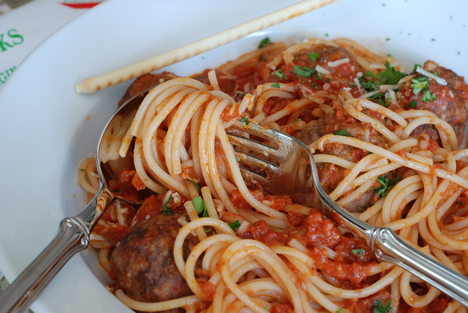 Stuffed Meatballs and Spaghetti Simply So Good