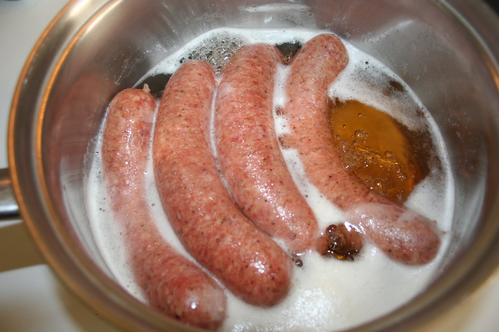 Cheers to Happy Northwest Polish Beer Sausages...