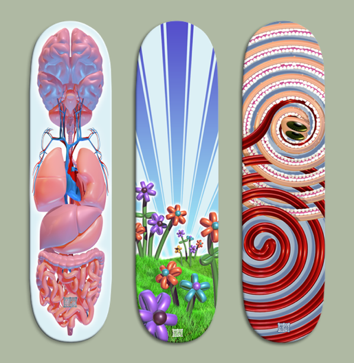MoistProduction Limited edition skate decks