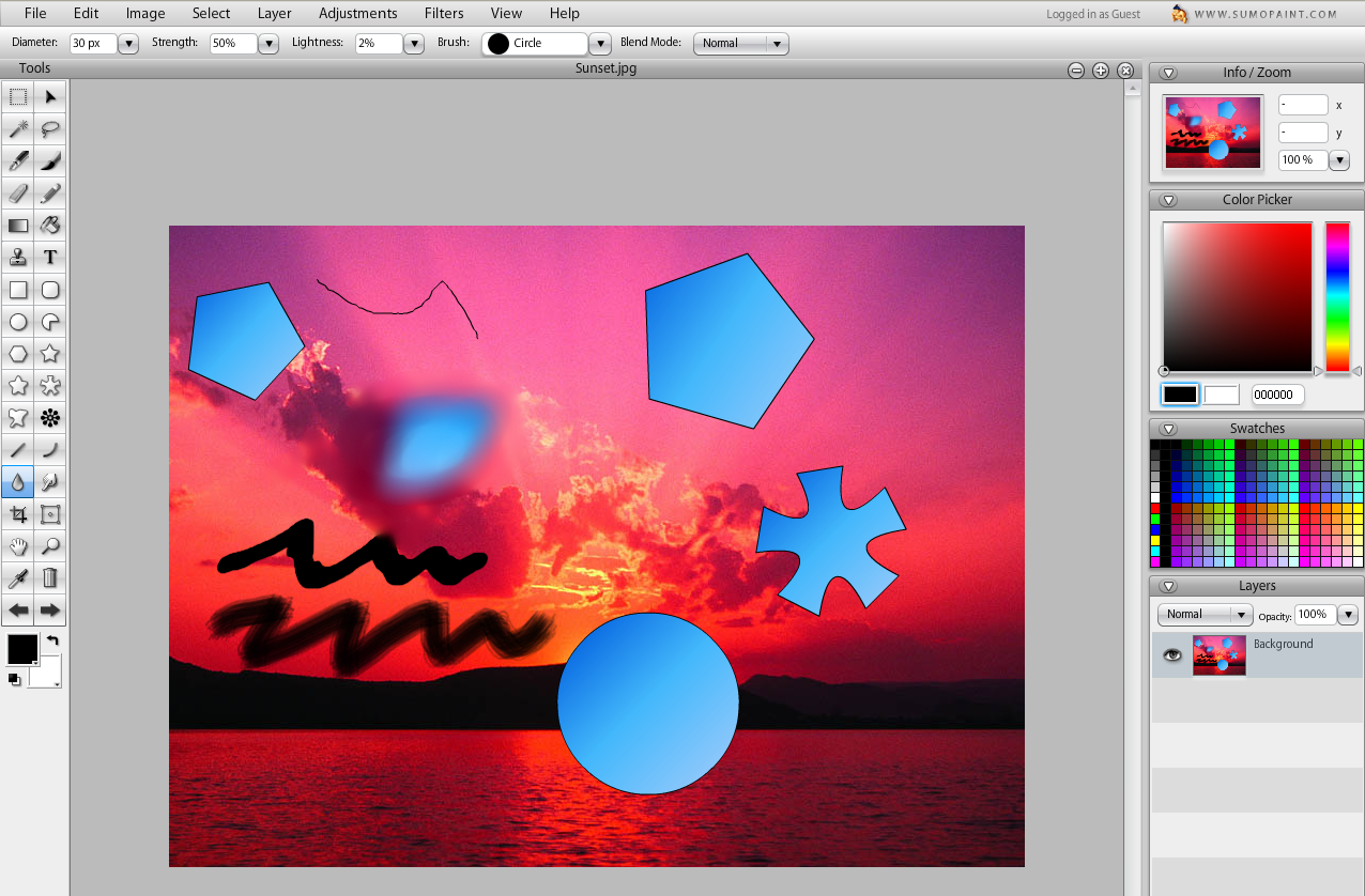 Sumo Paint Great online tool to edit images... latest tech tips