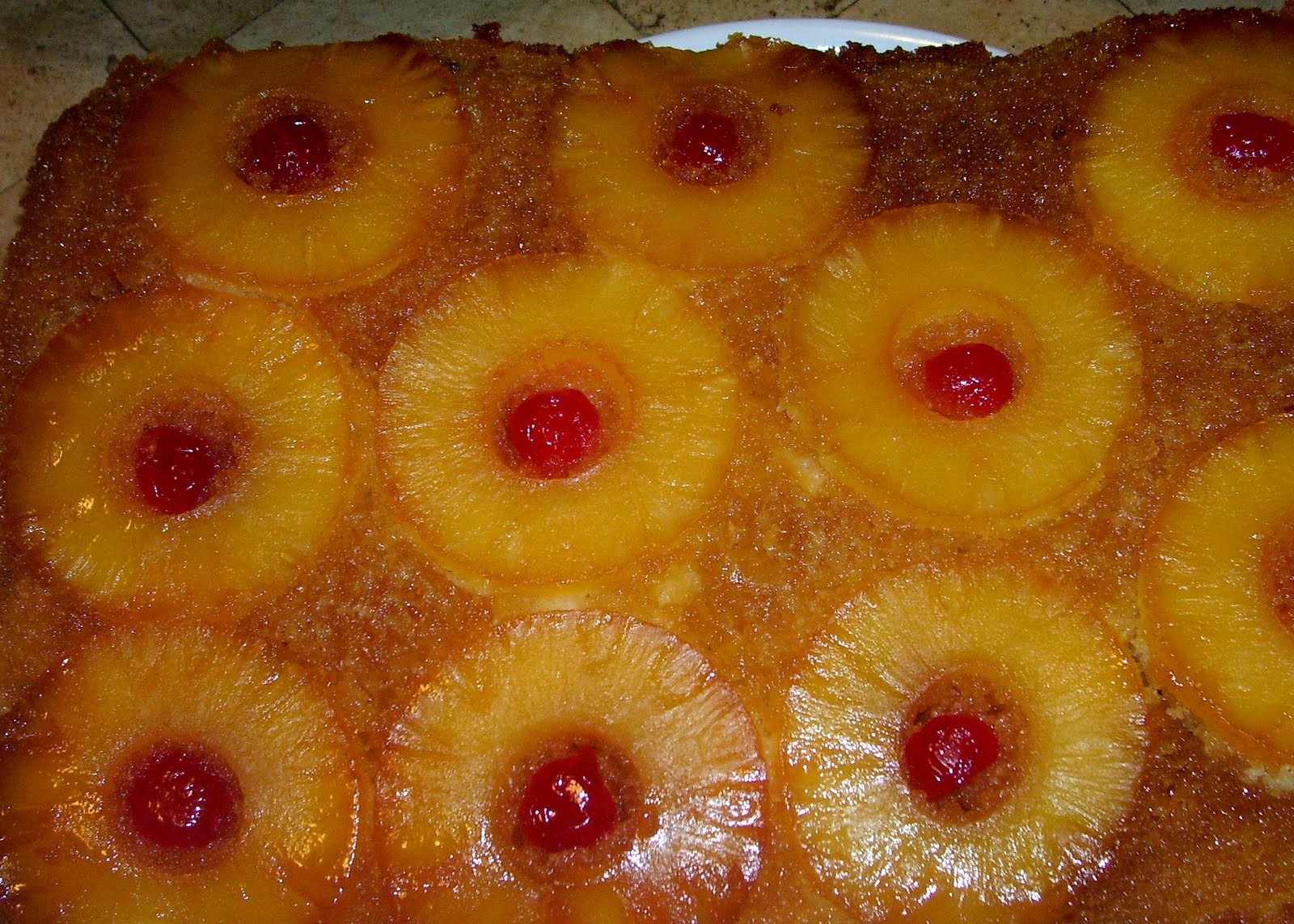 Catholic Cuisine Upside Down Pineapple Cake for Feast of
