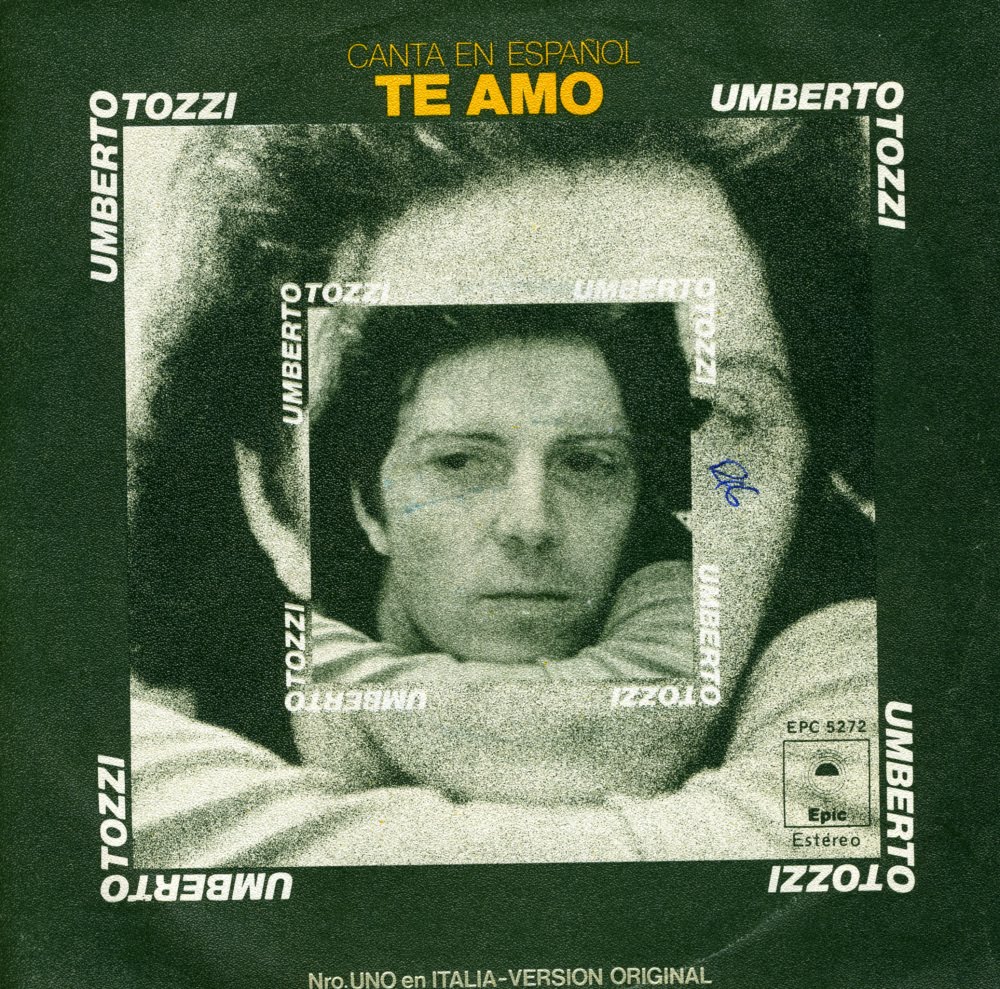 Music on vinyl Te amo Umberto Tozzi