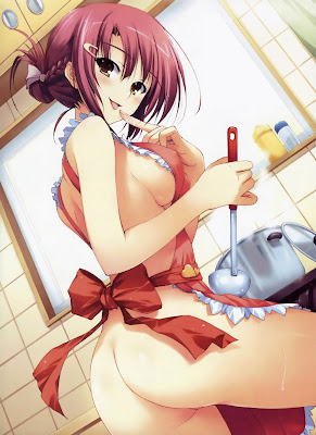 Imágenes... para alegrar la vista ^^ Ecchi+-+cocina