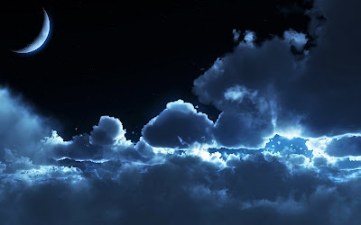 Entrenamiento De Iruka Cielo,luna+y+nubes