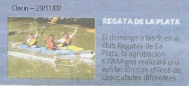 Publicacion Diario Clarin 20/11/2009