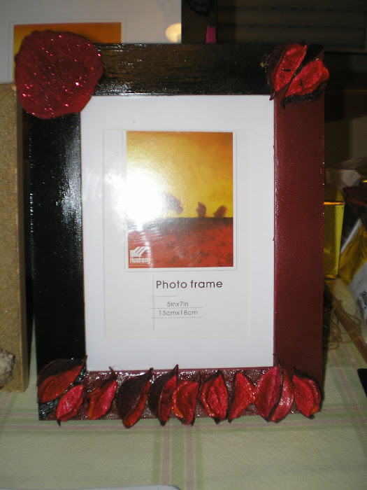 Moldura Preto/Vermelho