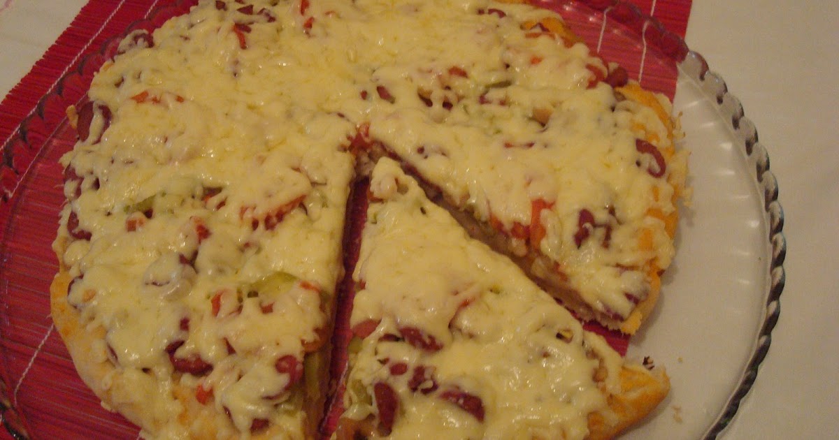 Minik mantar&hellip; Mantarlı ve Sosisli Pizza