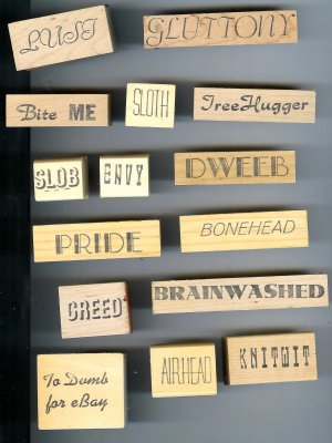 Word stamps