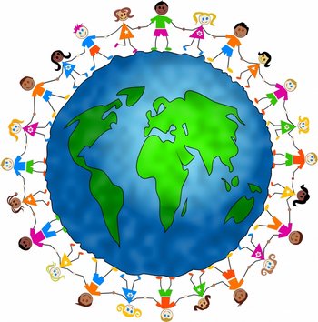 "Crianças unindo o Planeta"